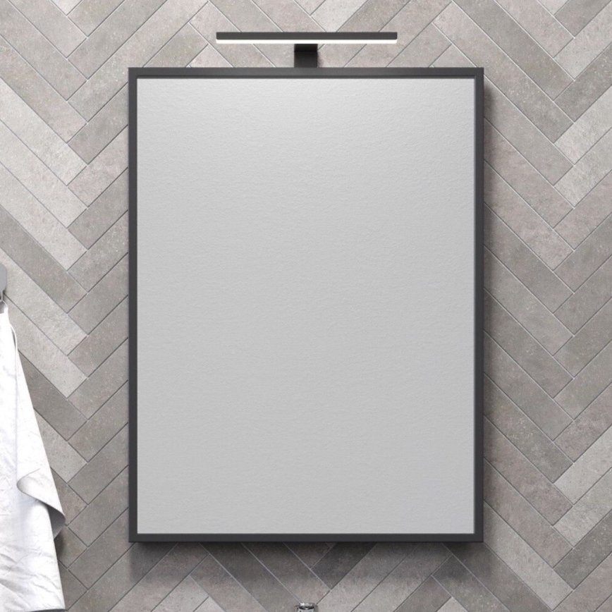 BATH DELUXE 01-060-05-02-00 - Огледало за баня BORGSTED 60x80 см черен