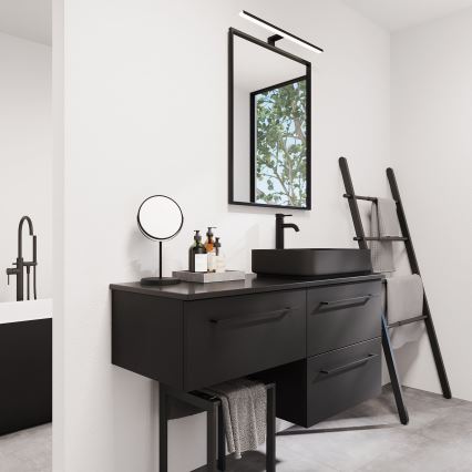 BATH DELUXE 01-060-05-02-00 - Огледало за баня BORGSTED 60x80 см черен