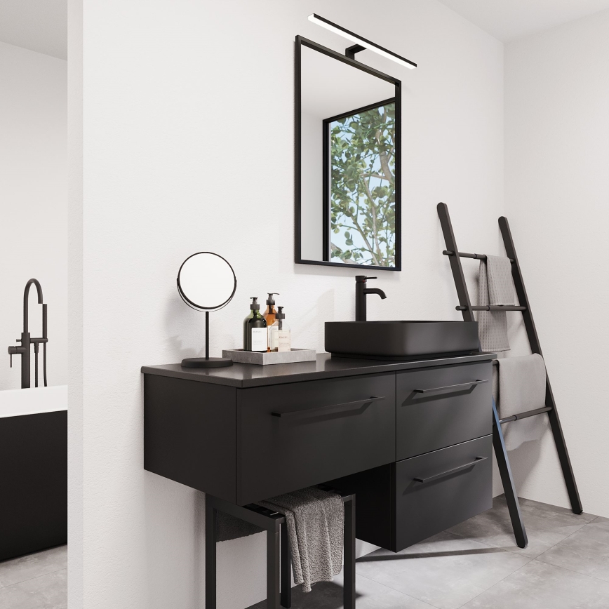 BATH DELUXE 01-060-05-02-00 - Огледало за баня BORGSTED 60x80 см черен