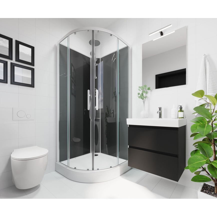 BATH DELUXE 01-080-01-58-00 - Огледало за баня NORDBORG 80x75 см