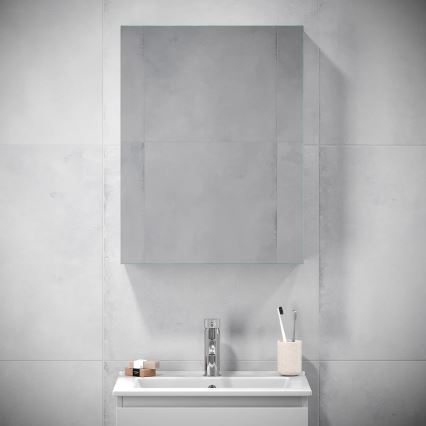 BATH DELUXE 02-050-63-01-01 - Огледален шкаф за баня KENWOOD 65x50 см матово бял