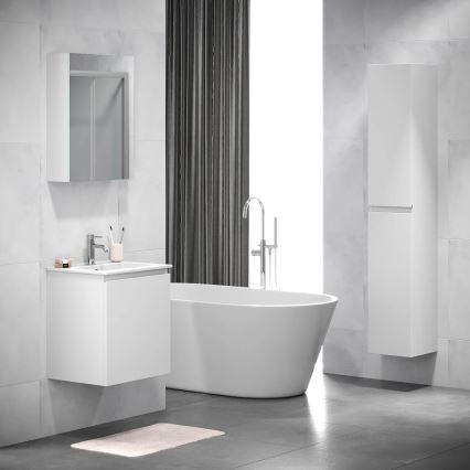 BATH DELUXE 02-050-63-01-01 - Огледален шкаф за баня KENWOOD 65x50 см матово бял