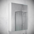 BATH DELUXE 02-050-63-01-01 - Огледален шкаф за баня KENWOOD 65x50 см матово бял