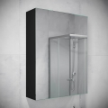 BATH DELUXE 02-050-63-02-01 - Огледален шкаф за баня KENWOOD 65x50 см матов черен