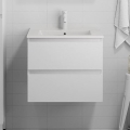 BATH DELUXE 03-060-63-01-01 - Шкаф за баня с мивка KENWOOD 61 см матово бял