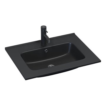 BATH DELUXE 06-060-27-02-00 - Вграден умивалник HYGE 61x46 cm керамика/черен