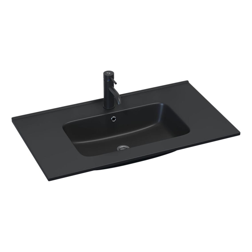 BATH DELUXE 06-080-27-02-00 - Вграден умивалник HYGE 81x46 cm керамика/черно