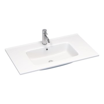 BATH DELUXE 06-080-27-11-00 - Вграден умивалник HYGE 81x46 см керамика/бял