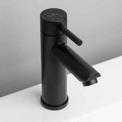 BATH DELUXE 28-017-03-02-02 - Кран за мивка RINGSTED 17,8 см матов черен