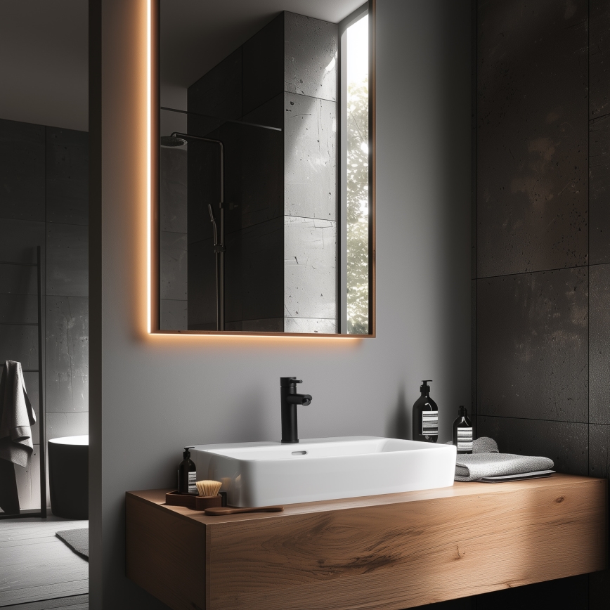 BATH DELUXE 28-017-03-02-02 - Кран за мивка RINGSTED 17,8 см матов черен