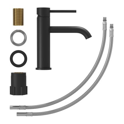 BATH DELUXE 28-018-01-02-02 - Кран за мивка SOVANG 18,3 см матов черен