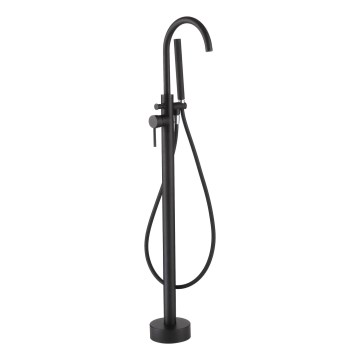 BATH DELUXE 28-114-01-02-00 - Свободностоящ к-кт за баня с кранче DRAGOR 116 см матов черен