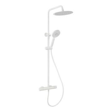 BATH DELUXE 31-120-05-01-00 - Душ комплект с термостатен смесител DRAGOR матово бял