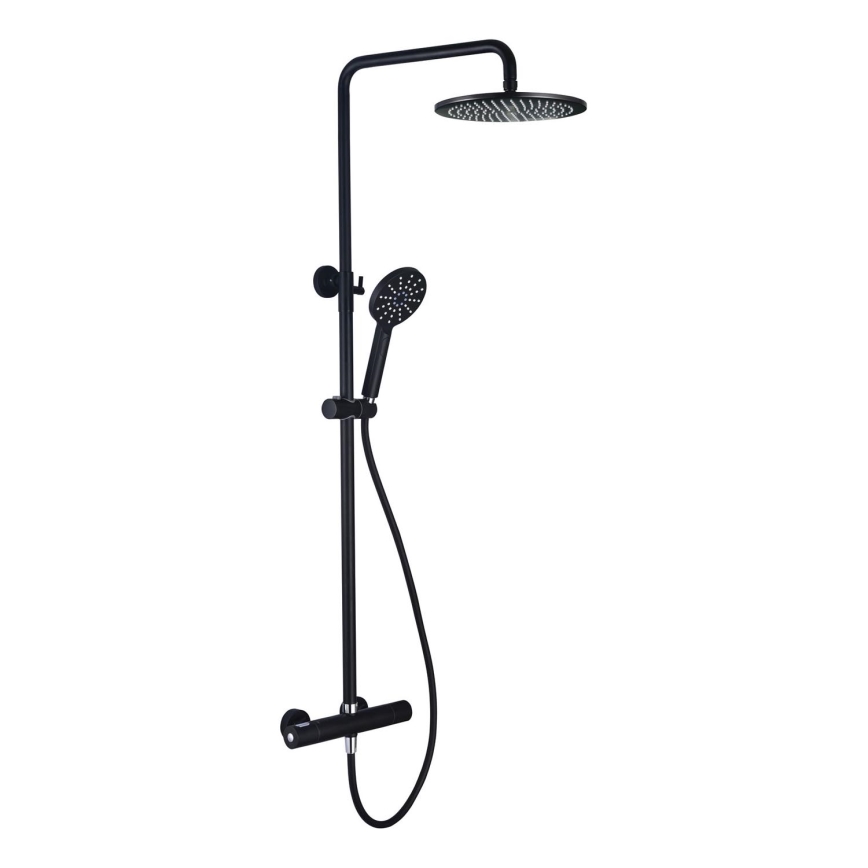 BATH DELUXE 31-120-05-02-00 - Душ комплект с термостатен смесител DRAGOR матово черен