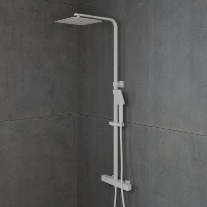 BATH DELUXE 31-120-06-01-00 - Душ комплект с термостатен смесител NAESBY матово бял