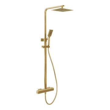 BATH DELUXE 31-120-06-70-00 - Душ комплект с термостатен смесител NAESBY матов месинг