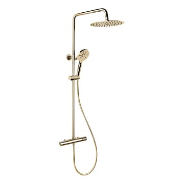 BATH DELUXE 31-120-07-64-00 - Душ комплект с термостатен смесител DRAGOR лъскав месинг