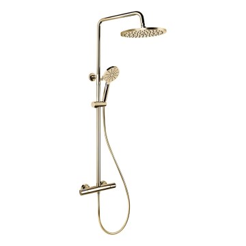 BATH DELUXE 31-120-08-64-00 - Душ комплект с термостатен смесител DRAGOR лъскав месинг