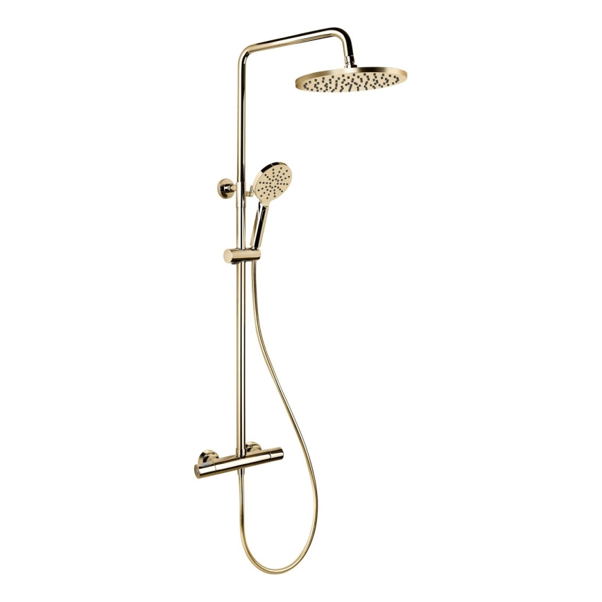BATH DELUXE 31-120-08-64-00 - Душ комплект с термостатен смесител DRAGOR лъскав месинг