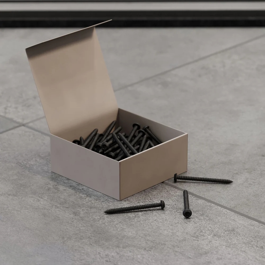 BATH DELUXE 54-045-00-02-12 - К-кт 50x Винтове за акустични панели T25 4,6x45 мм лакиран черен