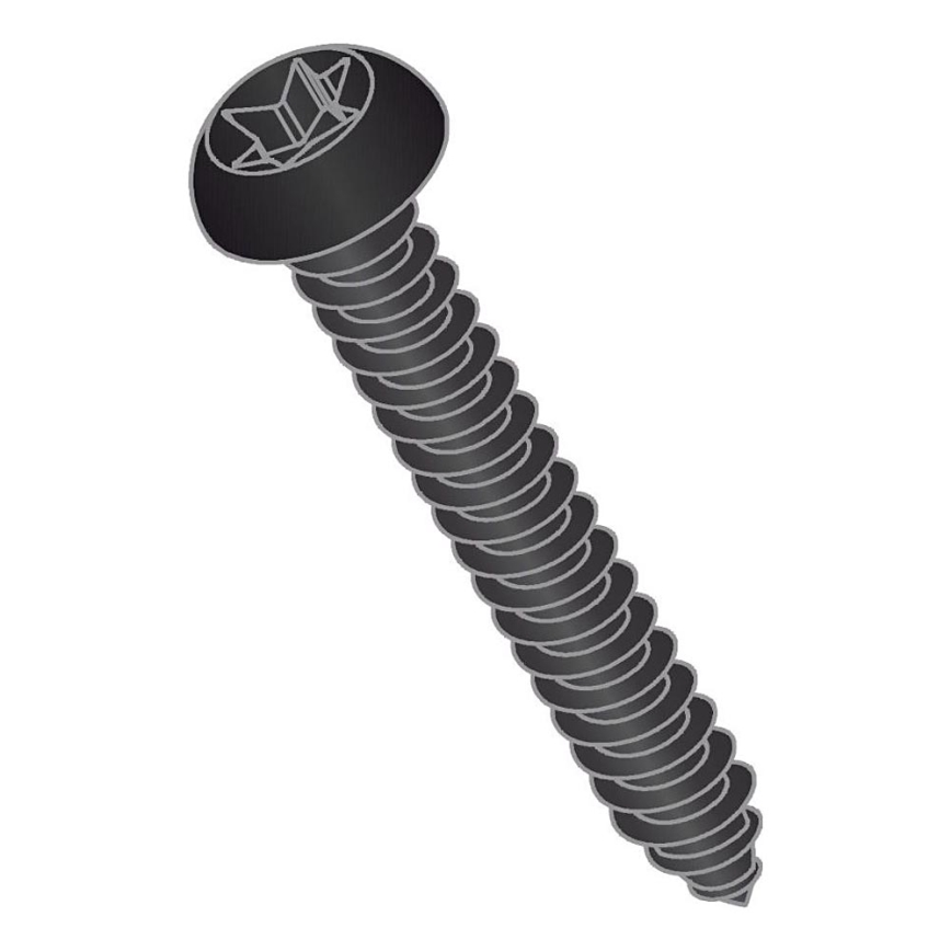 BATH DELUXE 54-045-00-02-12 - К-кт 50x Винтове за акустични панели T25 4,6x45 мм лакиран черен