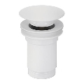 Bathco 0212BL - Вентил за умивалник без преливник CLICK-CLACK Ø 6 см матов бял