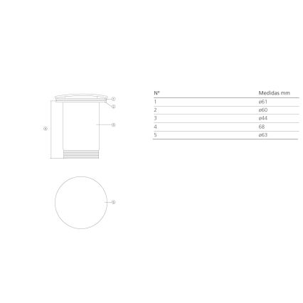 Bathco 0212MT- Изпускател за мивка без преливник CLICK-CLACK, диаметър 6 см, лъскав хром/матова бяла