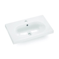 Bathco 0516 - Вграден умивалник ICE 60x35 cm смола/bял