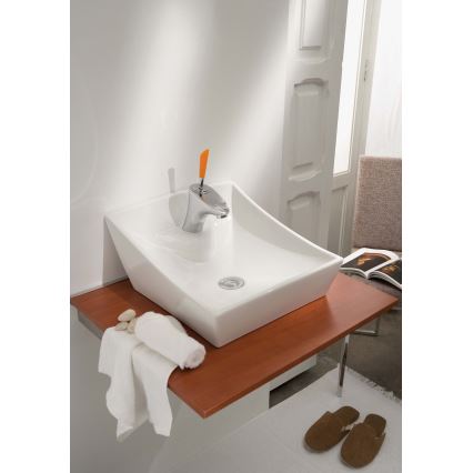 Bathco 4002 - Мивка за плот SORIA 40x41 cm порцелан/бяла