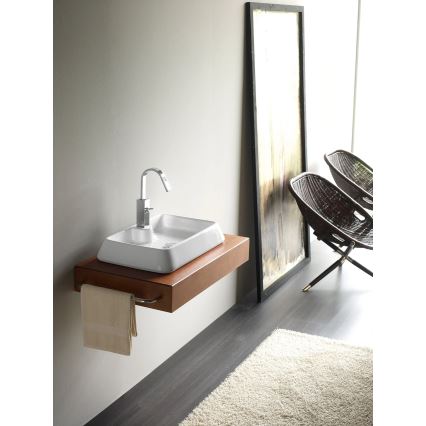 Bathco 4004 - Мивка за монтаж върху плот GALICIA 60x40 см порцелан/бяла