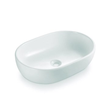 Bathco 4037 - Мивка за плот TOULOUSE 59 x 41,5 см, порцелан, бяла