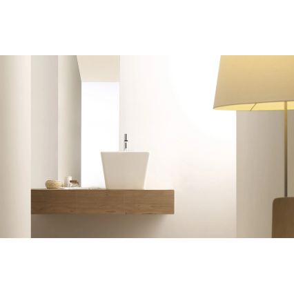 Bathco 4059 - Мивка за плот GENOVA 42x42 см порцелан/бял