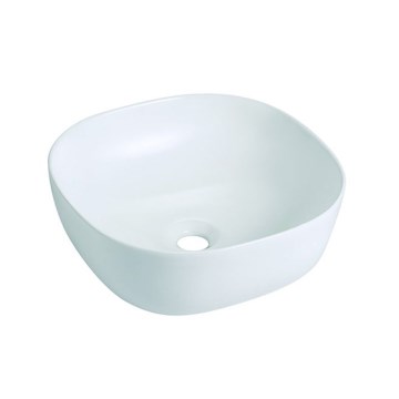 Bathco 4071 - Мивка за плот OLEA 41x41 см порцелан/бял