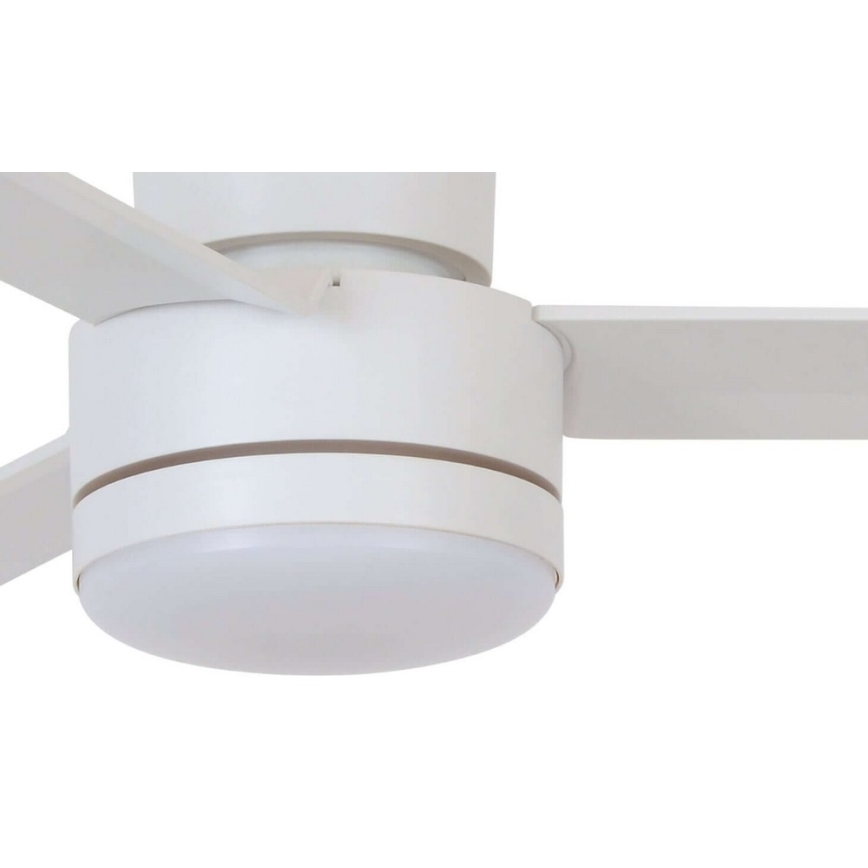 BAYSIDE 213036 - LED Вентилатор за таван LAGOON GX53/17W/230V бял + дистанционно управление