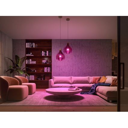 Базов к-кт Philips Hue WHITE AND COLOR AMBIANCE 3xE27/9W/230V 2000-6500K + взаимосвързващо у-во