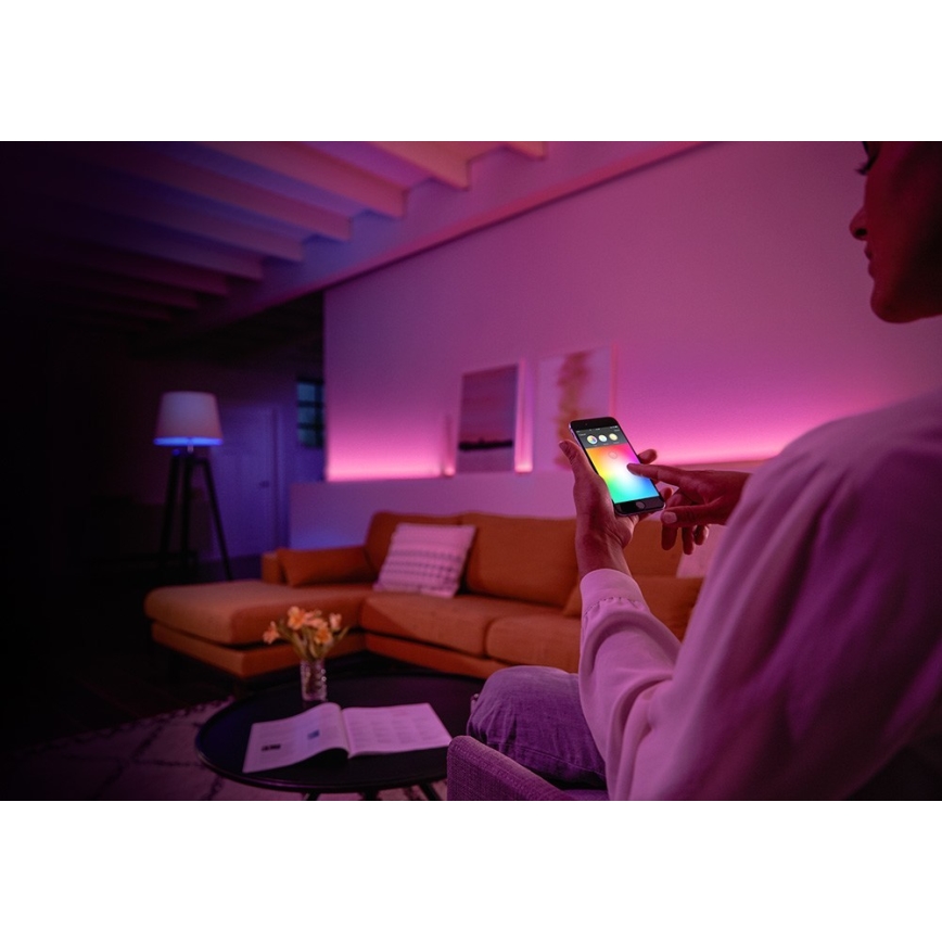 Базов комплект Philips Hue WHITE AND COLOR AMBIANCE 2xE27/9W/230V 2000-6500K + взаимосвързващо устройство