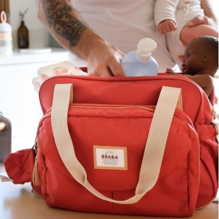Beaba - Чанта за памперси GENEVA червен