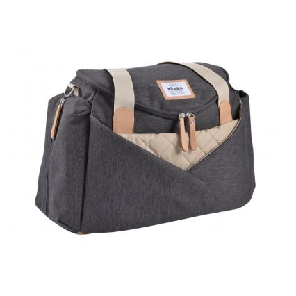 Beaba - Чанта за памперси за детска количка SYDNEY сив/бежов
