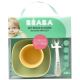 Beaba - Детски комплект за хранене Yellow 4 бр.
