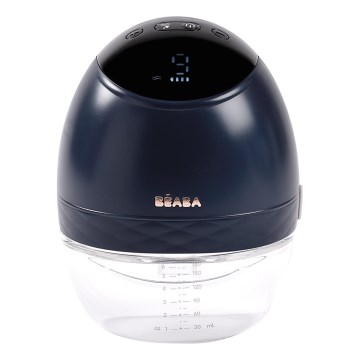 Beaba - Електрическа помпа за майчино мляко HANDS-FREE 180 мл 1300 mAh синя