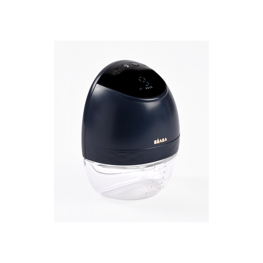 Beaba - Електрическа помпа за майчино мляко hands-free 180 мл 1300 mAh синя