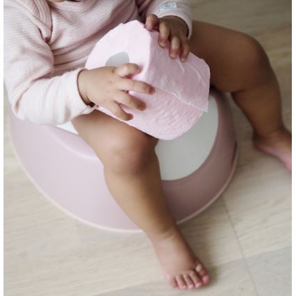 Beaba - Ергономично гърне розово