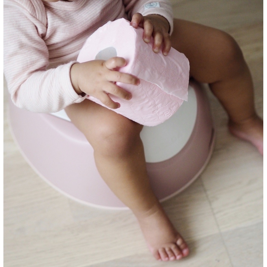 Beaba - Ергономично гърне розово