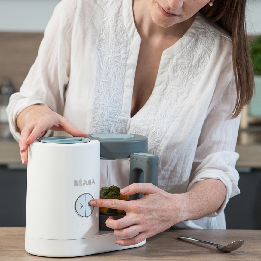 Beaba - Пароварка 2 в 1 BABYCOOK NEO бяла/сива