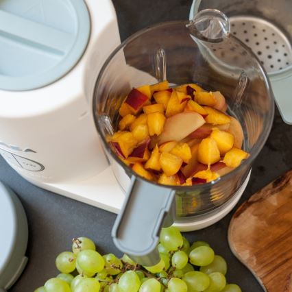 Beaba - Пароварка 2 в 1 BABYCOOK NEO зелена/бяла