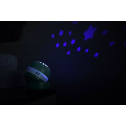 Beaba - Проектор с мелодии PIXIE USB/5V 1300 mAh зелен