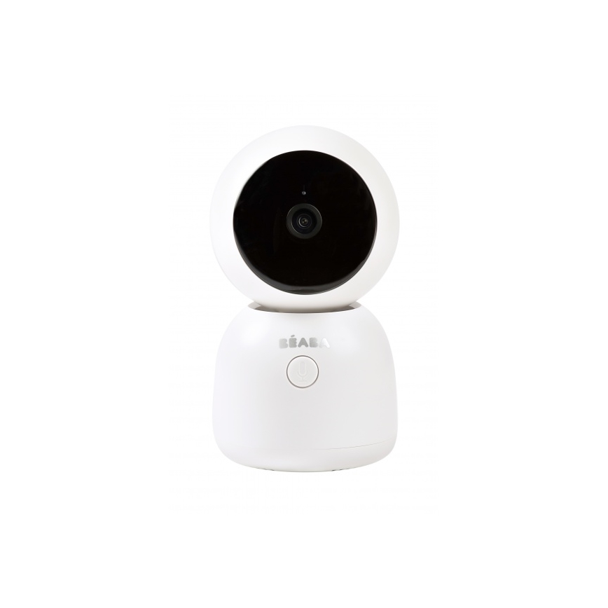 Beaba - Умен презареждаем детски бебефон с монитор ZEN NIGHT 720p 5V 4000 mAh Wi-Fi бял