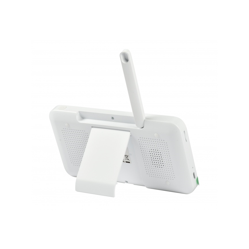 Beaba - Умен презареждаем детски бебефон с монитор ZEN NIGHT 720p 5V 4000 mAh Wi-Fi бял