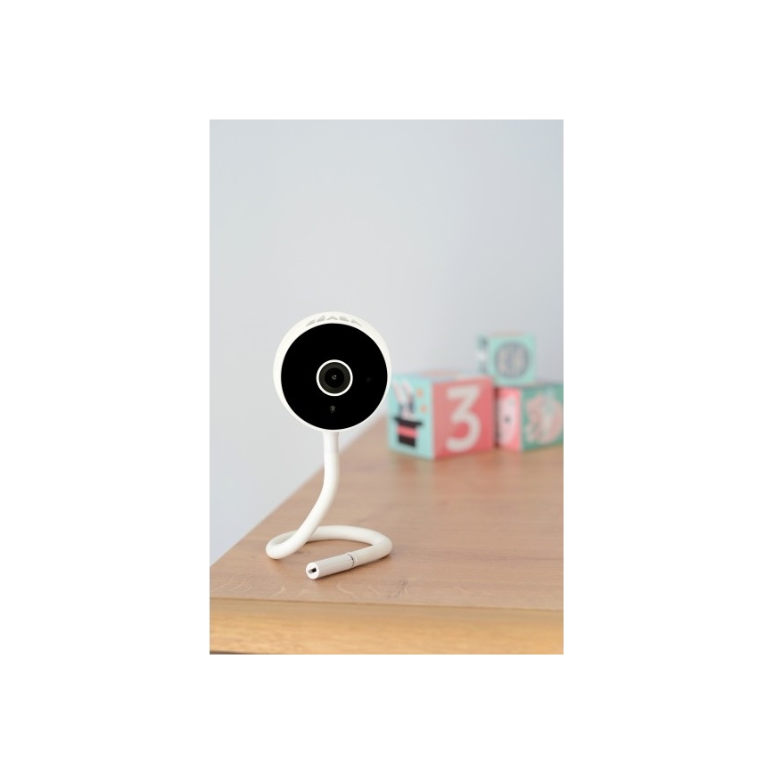 Beaba - Умна детска видеонаблюдателна система ZEN CONNECT 5V Wi-Fi бяла