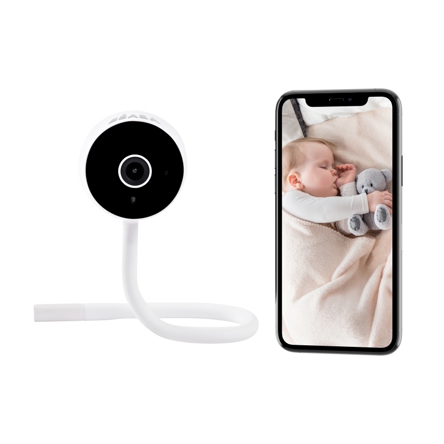 Beaba - Умна детска видеонаблюдателна система ZEN CONNECT 5V Wi-Fi бяла